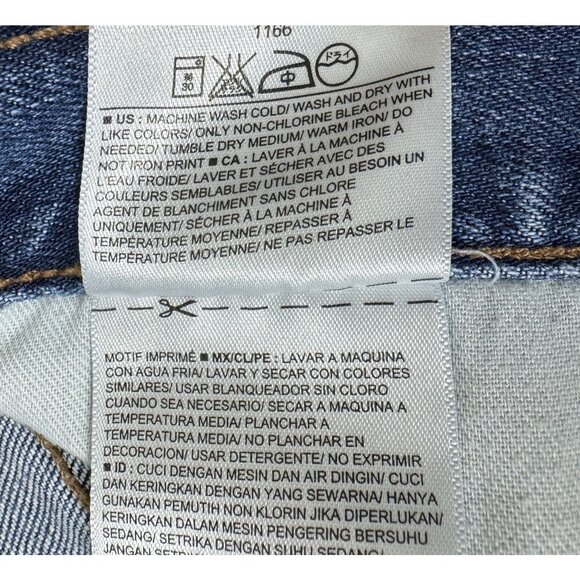 Old Navy Womens Boot-Cut Jeans 34X32 Blue Denim Cotton Blend - Picture 6 of 6